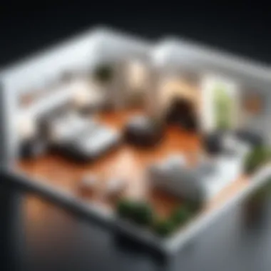 Modern Home Design Layout A modern home design layout showcasing Apple software interface