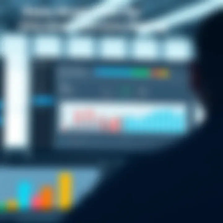 Data analytics screen displaying fleet performance metrics
