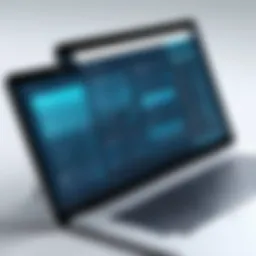 Visual representation of automated scheduling software interface