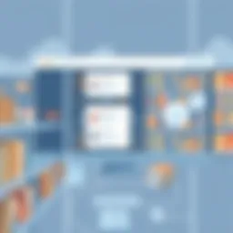 Overview of book inventory management software interface