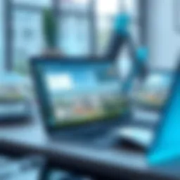 A digital interface showcasing advanced property search features