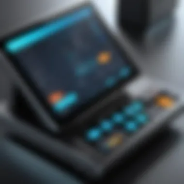 A sleek POS system interface showcasing various features.