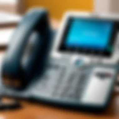 User interface of Cisco VoIP services