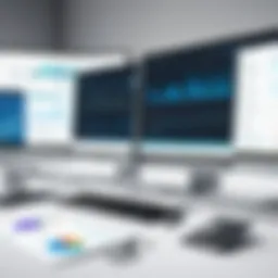 A visual representation of various data analysis tools.