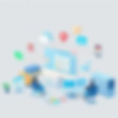 Illustration of industries using scheduling programs