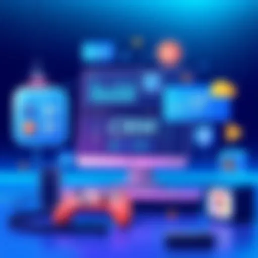 Visual representation of CRM tools in gaming