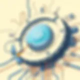 The Mechanics of Digital Signatures Illustration showcasing digital signature technology in action