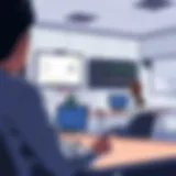 Illustration of online learning environment