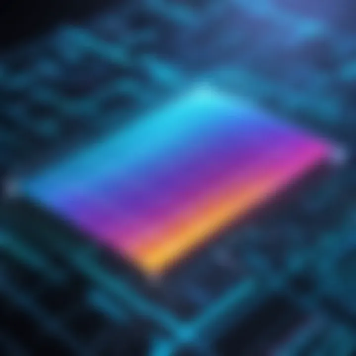 Graph showing efficiency improvements in semiconductor production