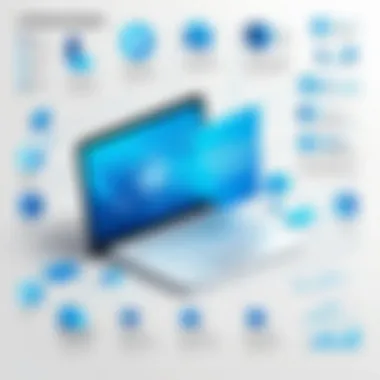 Infographic showcasing advantages of resource management software