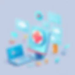 Visual representation of telehealth software development costs