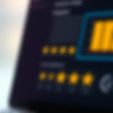 Graphic displaying user satisfaction ratings for TurboTax support