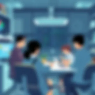 Collaboration in Modern Education A collaborative workspace where educators and students connect through technology.