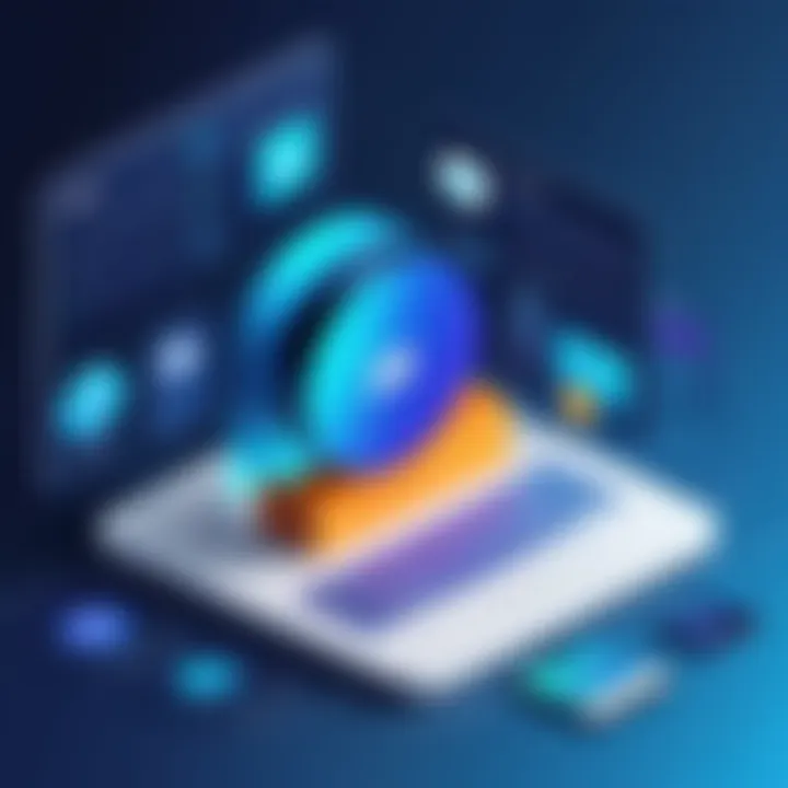 Visual representation of the advantages of SaaS solutions.