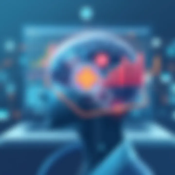 Conceptual image of AI in healthcare