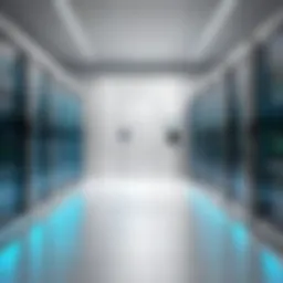 Visual representation of data room features