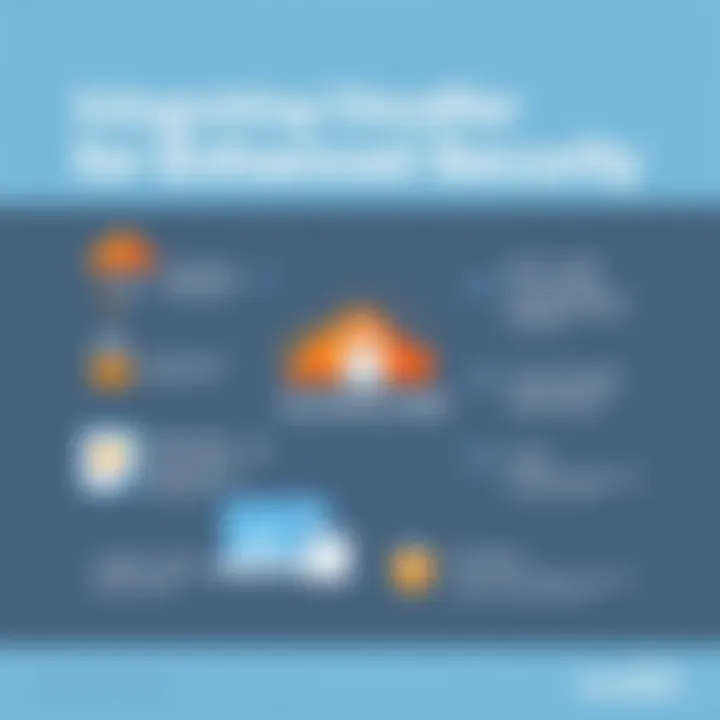 Infographic detailing Cloudflare's integration capabilities
