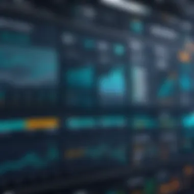 An advanced analytics dashboard showcasing predictive maintenance metrics.
