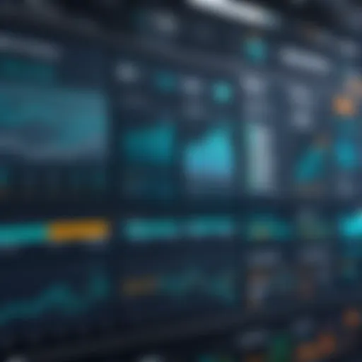 An advanced analytics dashboard showcasing predictive maintenance metrics.