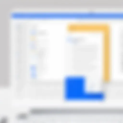 Interface of Google Docs showcasing document editing features