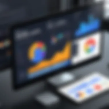 Data Analytics Presentation in Google Slides A visually appealing Google Slides presentation displaying data analytics
