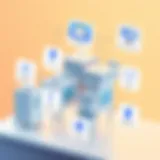 Dynamic interface showcasing property management software features