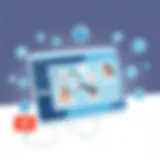 CRM Software Interface for Nonprofits A visual representation of CRM software interface