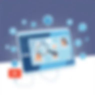 CRM Software Interface for Nonprofits A visual representation of CRM software interface