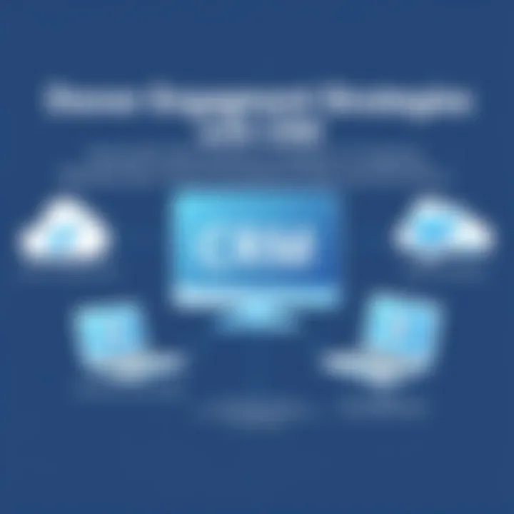 Donor Engagement Strategies with CRM An infographic showcasing donor engagement strategies