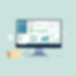 Visual representation of QuickBooks dashboard for wholesale operations