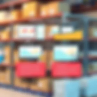 Comparison chart of different inventory tracking apps