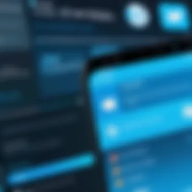 Interface of GroupMe highlighting secure messaging features Secure messaging platform interface