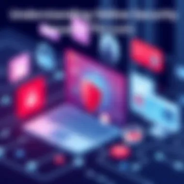 Visual representation of online threats