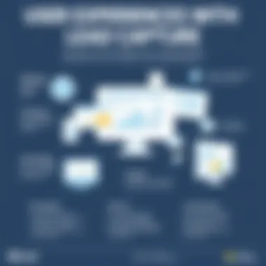 User Experiences with Lead Capture Applications Infographic summarizing user experiences with lead capture applications