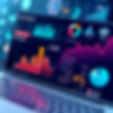 Data analytics showcasing customer engagement metrics