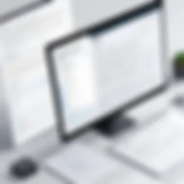 Key Features of Legal Documentation Software Illustration showcasing legal software features