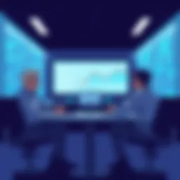 Strategic meeting among software executives