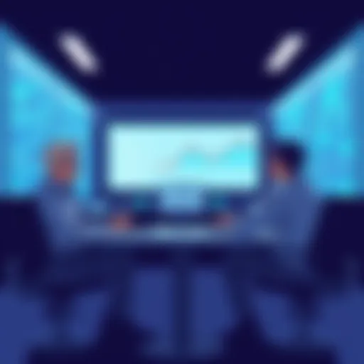 Strategic meeting among software executives