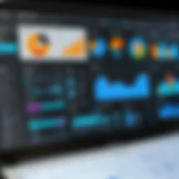 Dashboard showcasing Microsoft analytics tools