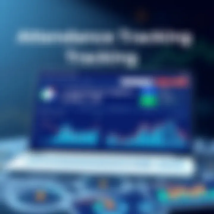 Illustration of attendance tracking dashboard