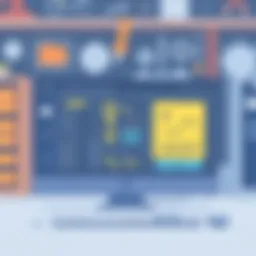 User interface of a spare parts inventory management tool
