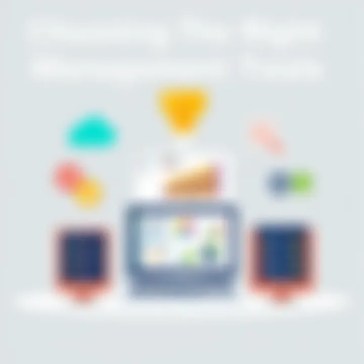 Choosing the Right Project Management Tools Infographic on selecting the best project management tools