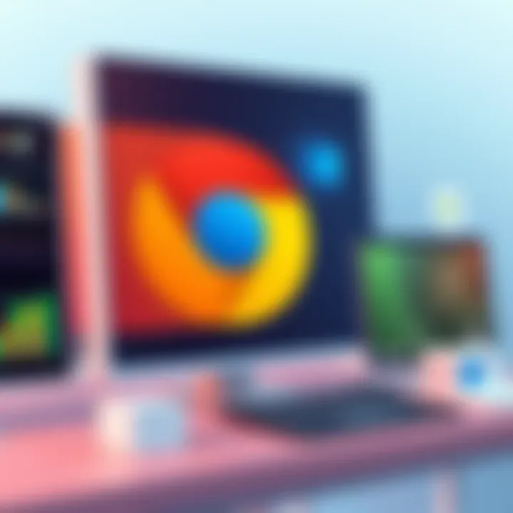 Integration of Official Chrome Across Platforms Illustration depicting integration of Official Chrome across various platforms.