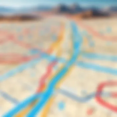 Optimized Sales Route Map A detailed sales route map showcasing optimized paths.