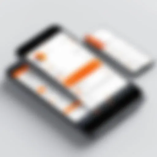 Visual representation of the Payoneer app interface showcasing its functionalities.