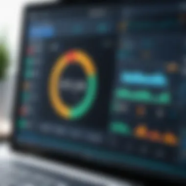 Sales Route Efficiency Dashboard A dashboard displaying analytics for sales route efficiency.