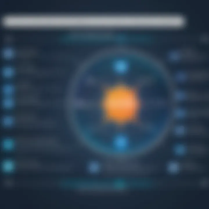 Diagram illustrating key features of SCORM standards