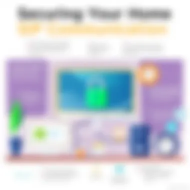 Illustration showing security features of SIP communication