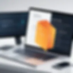 Visual representation of data protection concepts