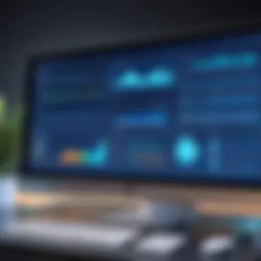 Visualizing Smart Task Management Features Illustration of a digital task management interface showcasing various features